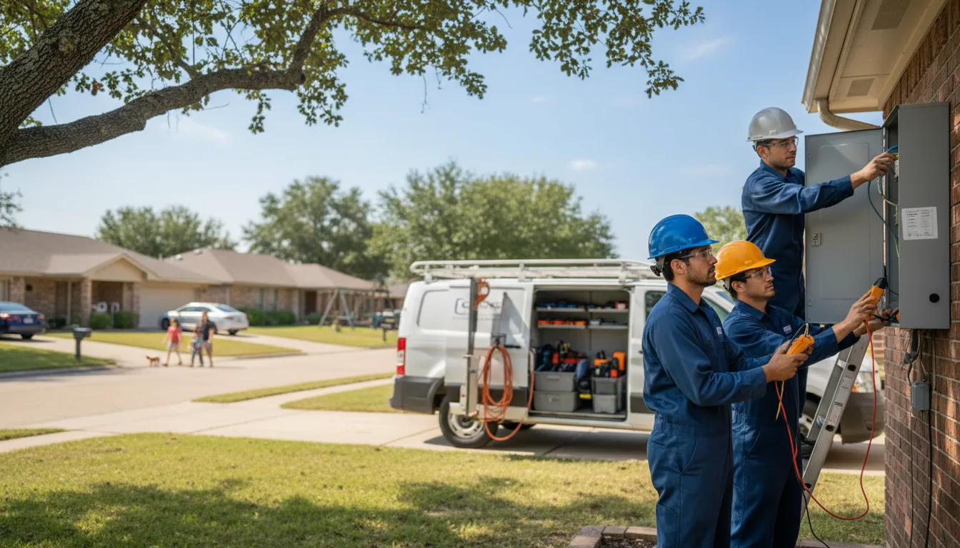 Certified electrician providing emergency electrical services in Elroy, WI
